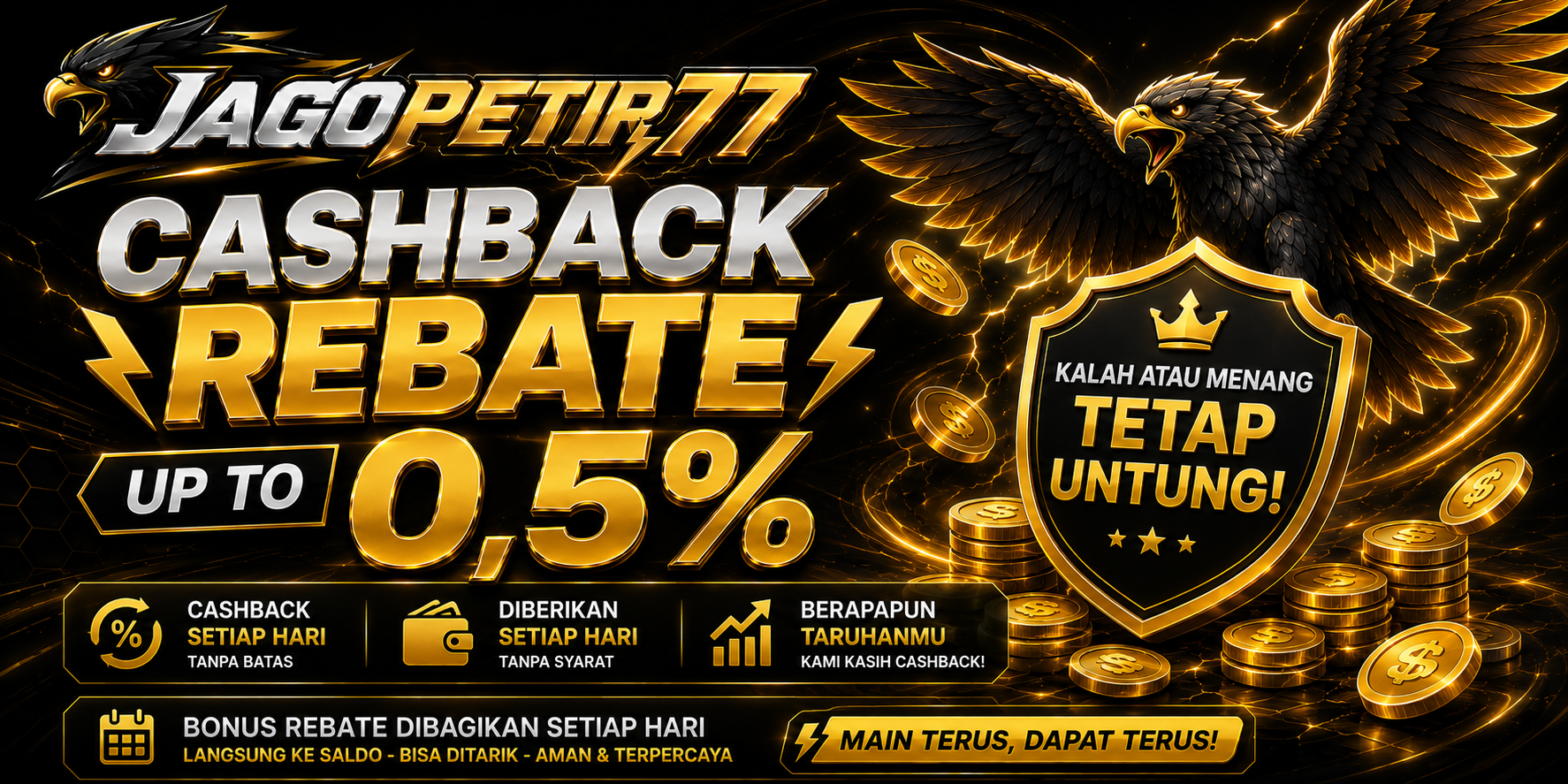 CASHBACK UP TO 0,5%