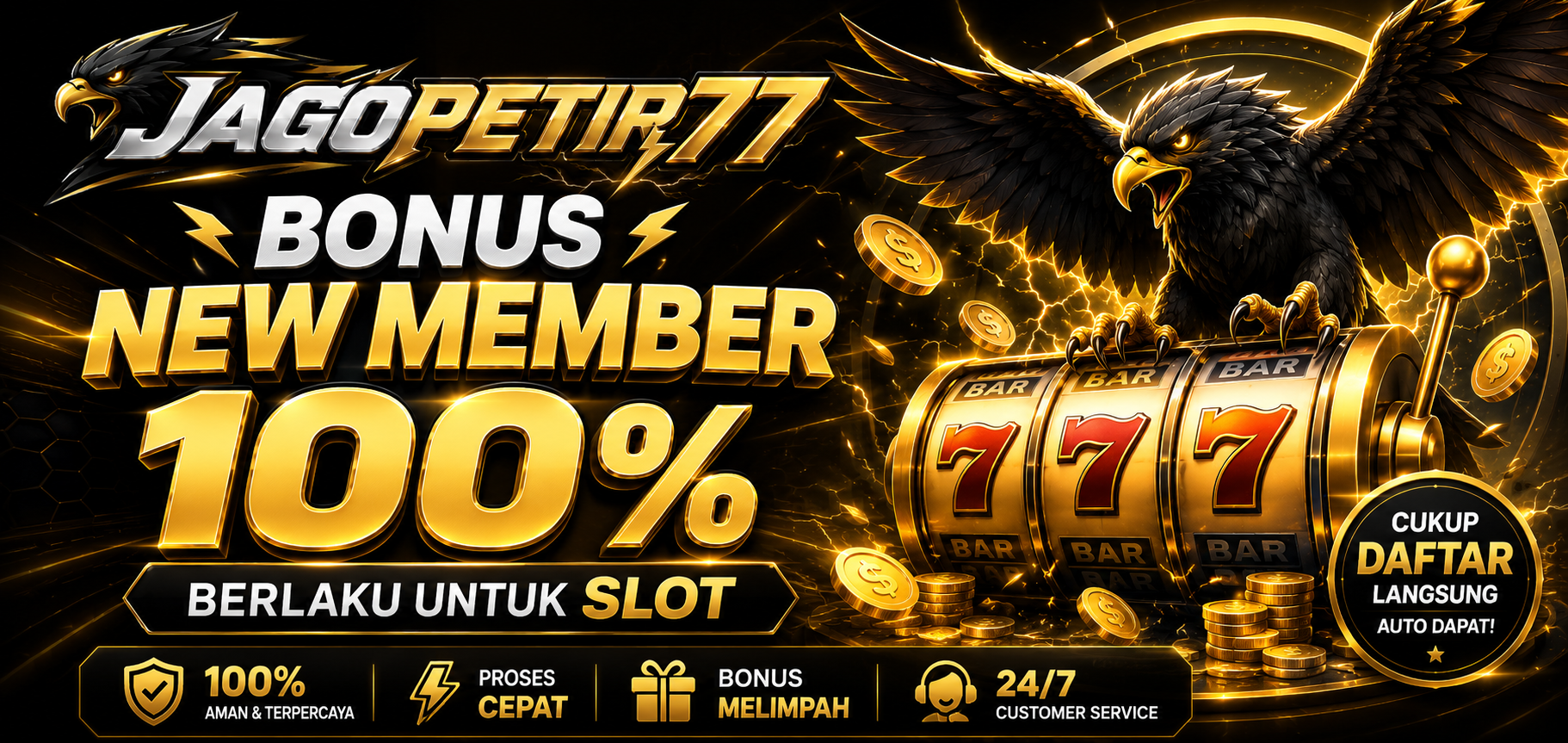 BONUS NEW MEMBER 100%